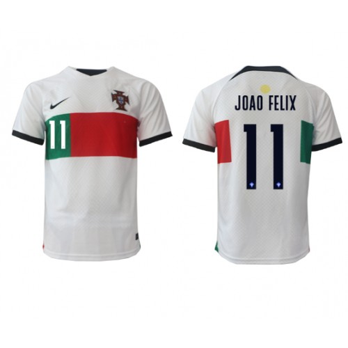 Portugal Joao Felix #11 Replika Udebanetrøje VM 2022 Kortærmet